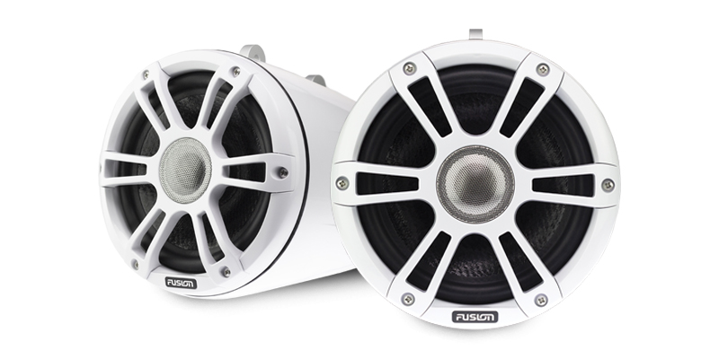 Båthøyttaler FUSION Signature 3 88 330W CRGBW grå Marine Waketower høyttaler 0100243700